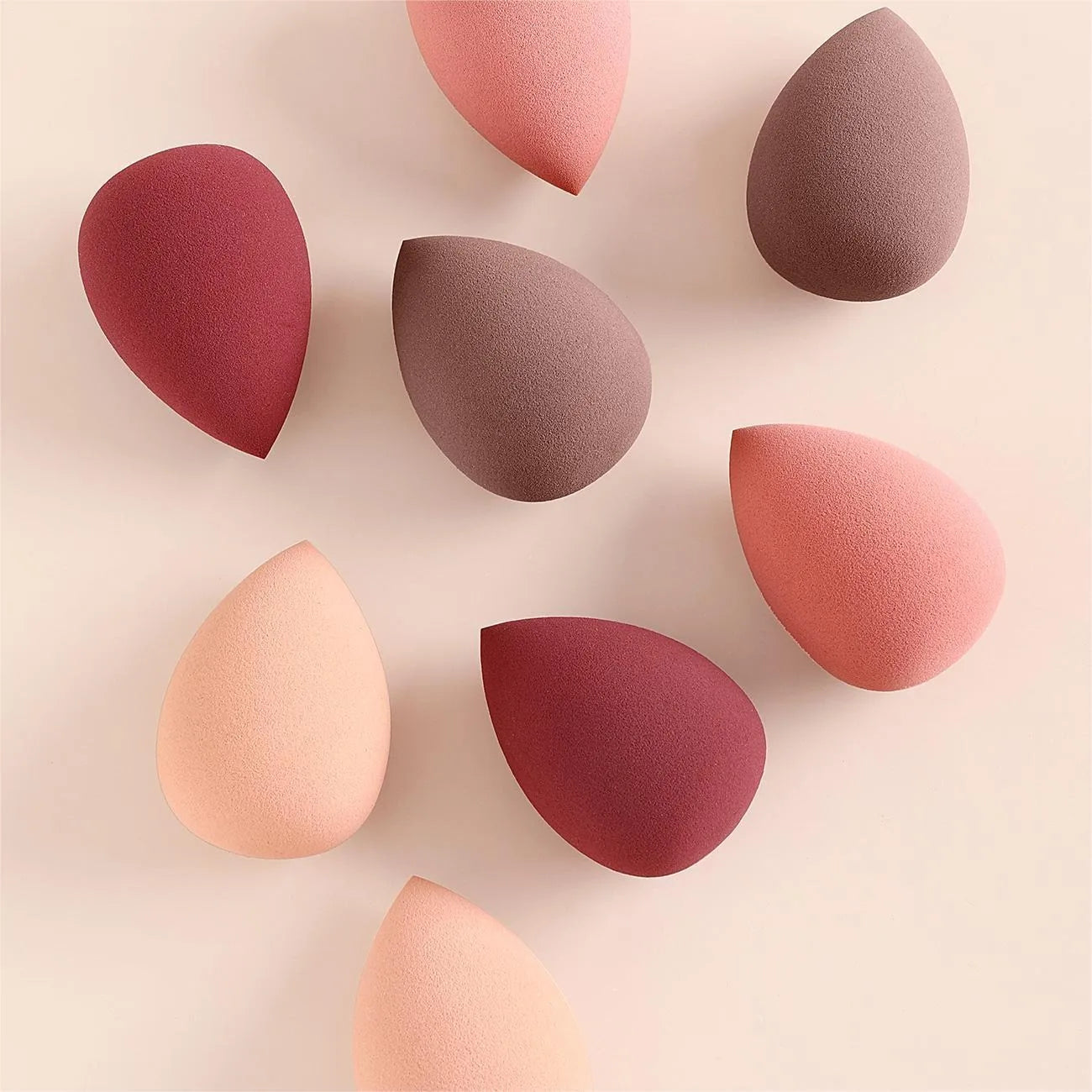 8 Pcs Beauty Egg Makeup Sponge Blenders Beauty Sponges Foundation Applicator